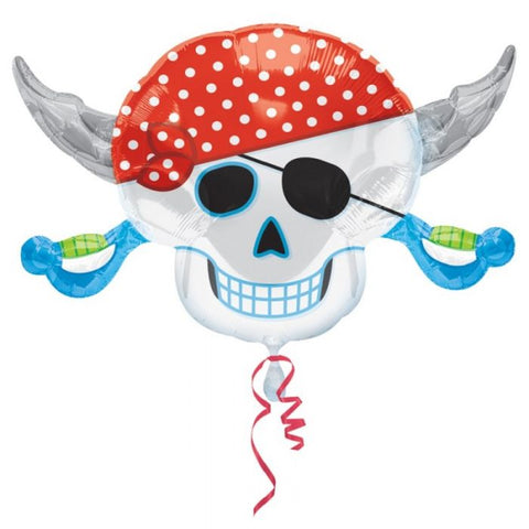 Pirate Skull (Helium) - 28 Inches