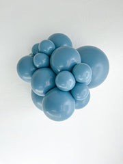 Blue Slate Latex Balloon (Air Filled) - 5 Inches