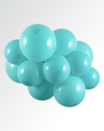 Caribbean Blue Latex Balloon (Air Filled) - 5 Inches