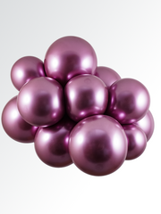 Chrome® Mauve Latex Balloon (Helium/Air Filled) - 11 Inches