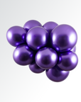 Chrome® Purple Latex Balloon (Air Filled) - 7 Inches