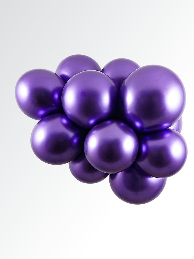 Chrome® Latex Balloon (Helium/Air Filled) - 11 Inches