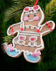 Cookie Girl Soft Ceramic Ornament- 1Pc