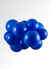 Dark Blue Latex Balloon (Helium/Air Filled) - 11 Inches