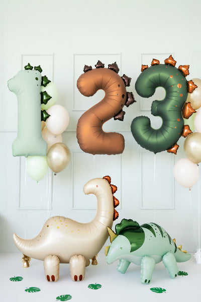 Standing Foil Balloon Brontosaurus