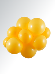 Goldenrod Latex Balloon (Helium/Air Filled) - 11 Inches