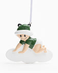 Personalised Ceramic Resin Ornament Crawling baby boy -1 pc