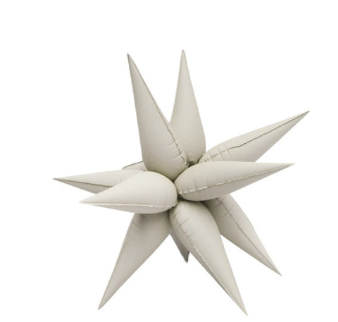 Stone White Starburst (Air-Filled)- 21 Inches