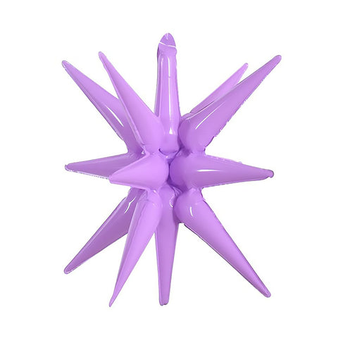 Neon Purple Starburst (Air-Filled)- 21 Inches