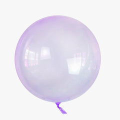 Bubble Clear Lilac (Helium) - 18 Inches