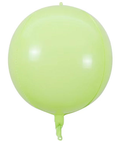 Bubble Neon Lime Green (Helium) - 22 Inches