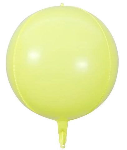 Bubble Neon Yellow (Helium) - 22 Inches