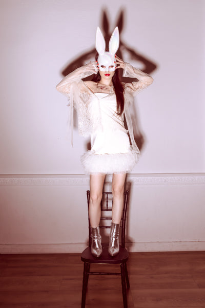 Bunny Mask White