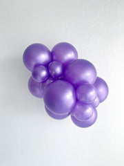 Metallic Lilac Latex Balloon (Helium/Air Filled) - 11 Inches