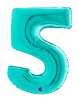 Number 5 Tiffany (Helium) - 40 Inches