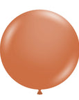 Pastel Burnt Orange Balloon (Helium/Air Filled) - 36 Inches