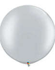 Silver Balloon (Helium/Air Filled) - 30 Inches