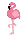 Special Delivery Flamingo (Helium)- 5Feet