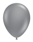 Pastel Grey Smoke Latex Balloon (Helium/Air Filled) - 11 Inches