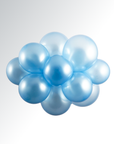 Pearl Azure Latex Balloon (Helium/Air Filled) - 11 Inches