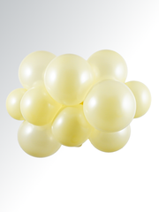 Pearl Ivory Latex Balloon (Helium/Air Filled) - 11 Inches