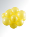 Pearl Lemon Chiffon Latex Balloon (Helium/Air Filled) - 11 Inches