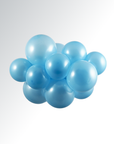 Pearl Light Blue Latex Balloon (Helium/Air Filled) - 11 Inches