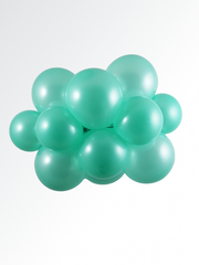 Pearl Mint Green Latex Balloon (Helium/Air Filled) - 11 Inches