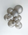 Silver Latex Balloon (Air Filled) - 5 Inches