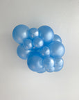 Metallic Sky Blue Latex Balloon (Helium/Air Filled) - 11 Inches