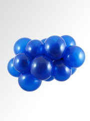 Sapphire Blue Latex Balloon (Helium/Air Filled) - 11 Inches