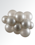 Metallic Silver Latex Balloon (Helium/Air Filled) - 11 Inches