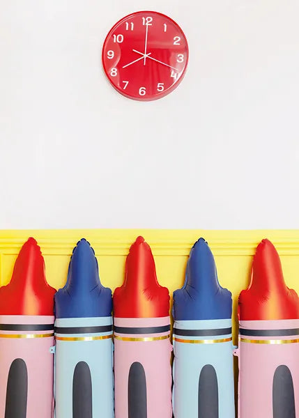 Crayons Foil Balloon Red (Helium)- 9*41 Inches