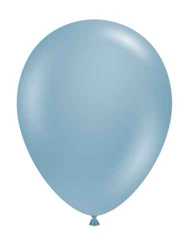 Pastel Blue Slate Balloon (Helium/Air Filled) - 17 Inches