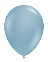 Blue Slate Latex Balloon (Air Filled) - 5 Inches