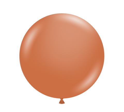 Pastel Burnt Orange Balloon (Helium/Air Filled) - 36 Inches