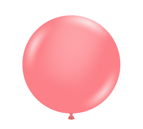 Pastel Coral Balloon (Helium/Air Filled) - 36 Inches