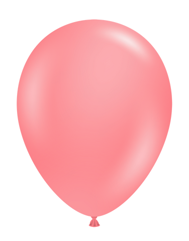 Pastel Coral Latex Balloon (Air Filled) - 5 Inches