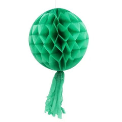 Paper Honeycombs Decorations Dark Green 30cm- 1Pc