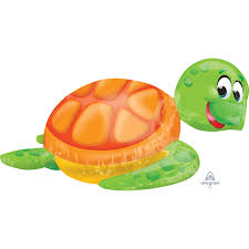 Silly Sea Turtle 3D (Helium) - 31 Inches