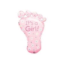 Its a Girl Foot (Helium) - 32 Inches