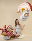 Boho Rainbow Grabo (Helium) - 36 Inches