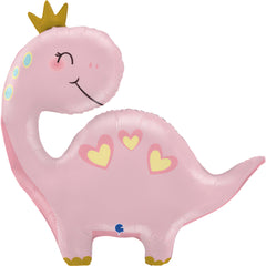 Pink Dinosaur (Helium) - 28 Inches