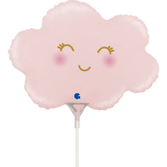 Cloud Satin Pastel Pink mini (Air-Filled) - 14 Inches