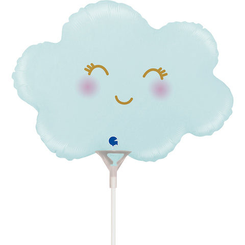 Cloud Satin Pastel Blue mini (Air-Filled) - 14 Inches