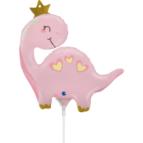 Pink Dino mini (Air-Filled) - 14 Inches