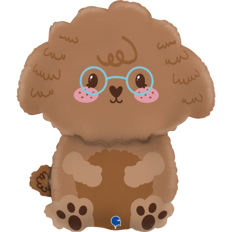 Cute Toy Poodle Helium - 21 Inches