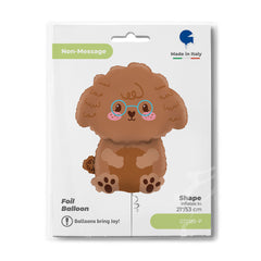 Cute Toy Poodle Helium - 21 Inches