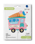 60's Ice Cream Truck (Helium) - 29 Inches