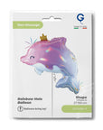 Glowy Dolphin  (Helium) - 24 Inches